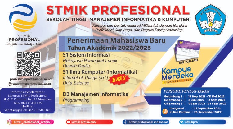 Banner STMIK Profesional Makassar